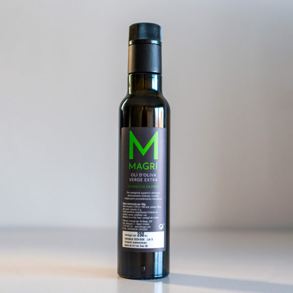 Caixa de 12 botelles de 250ml - Oli d'oliva verge extra Magrí